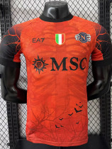 2025-26 Napoli Halloween Orange Player Version Soccer Jersey