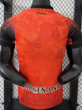 2025-26 Napoli Halloween Orange Player Version Soccer Jersey