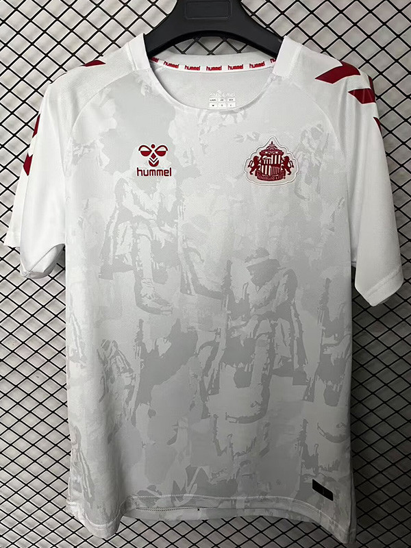 2025-26 Sunderland White Special Edition Fans Soccer Jersey