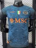 2025-26 Napoli Halloween Blue Player Version Soccer Jersey