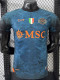 2025-26 Napoli Halloween Blue Player Version Soccer Jersey