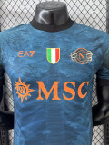 2025-26 Napoli Halloween Blue Player Version Soccer Jersey