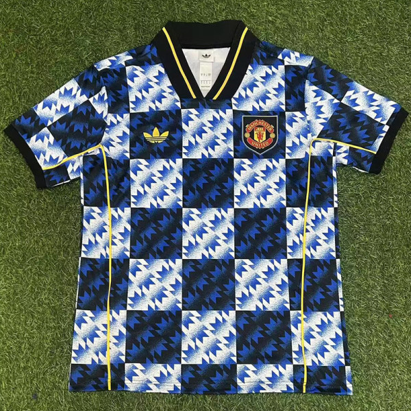 2025-26 Man Utd Blue Grey Special Edition Fans Training shirts
