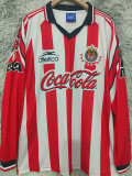 1998-1999 Chivas Guadalajara Home Long Sleeve Retro Soccer Jersey (长袖)