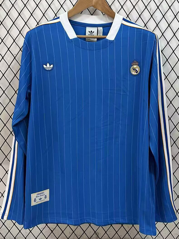 2025-26 RMA Blue Casual Edition Long Sleeve Training (长袖)