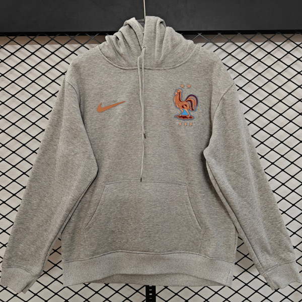 2025-26 France Grey Hoody 灰色(加绒)