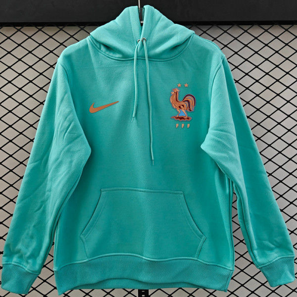 2025-26 France Light green Hoody 浅绿色(加绒)