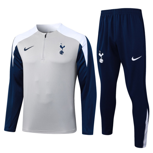 2025-26 TOT Light gray Half Pull Tracksuit #B25117(半拉链)