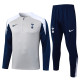 2025-26 TOT Light gray Half Pull Tracksuit #B25117(半拉链)