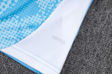 2025-26 Man City Light blue Tank top and shorts suit #D25216