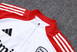 2025-26 ARS White Half Pull Tracksuit #B25115(半拉链)