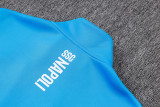 2025-26 Napoli Lake blue Jacket Tracksuit #A2599