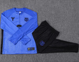 2025-26 BAR Blue Half Pull Tracksuit #B25112(半拉链)