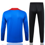2025-26 PSG Blue Red Half Pull Tracksuit # B25118(半拉链)