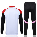 2025-26 ARS White Half Pull Tracksuit #B25115(半拉链)