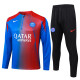 2025-26 PSG Blue Red Half Pull Tracksuit # B25118(半拉链)