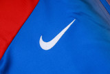 2025-26 PSG Blue Red Half Pull Tracksuit # B25118(半拉链)