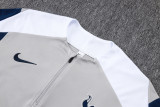 2025-26 TOT Light gray Half Pull Tracksuit #B25117(半拉链)