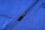 2025-26 BAR Blue Half Pull Tracksuit #B25112(半拉链)