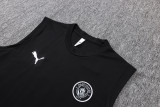 2025-26 Man City Black Tank top and shorts suit #D25229