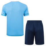 2025-26 Man City Light blue Training Short Suit #D25219