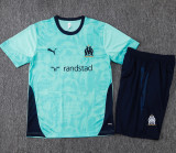 2025-26 Marseille Light green Training Short Suit #D25232
