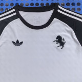 2025-26 JUV White Training shirts (黑袖)