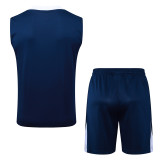 2025-26 TOT Royal blue Tank top and shorts suit #D25227