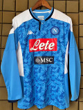 2019-2020 Napoli Home Long Sleeve Retro Soccer Jersey (长袖)