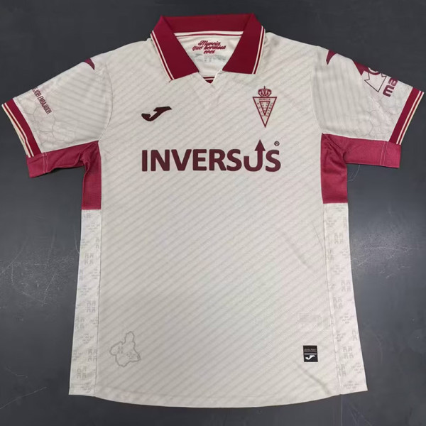 2025-26 Real Murcia Away Fans Soccer Jersey