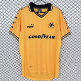 1998-1999 Wolves Home Retro Soccer Jersey