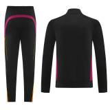 2025-26 Roma Black Jacket Tracksuit #07