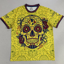 2025-26 Club America Yellow Halloween Fans Soccer Jersey