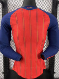 2026-27 Spain Home Long Sleeve Player Version Soccer Jersey (长袖球员)