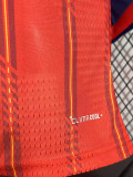 2026-27 Spain Home Long Sleeve Player Version Soccer Jersey (长袖球员)