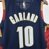 2025-26 Cleveland Cavaliers GARLAND #10 Royal blue Retro Top Quality Hot Pressing NBA Jersey (V领)