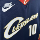 2025-26 Cleveland Cavaliers GARLAND #10 Royal blue Retro Top Quality Hot Pressing NBA Jersey (V领)