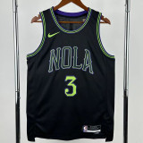2025-26 Pelicans POOLE #3 Black City Edition Top Quality Hot Pressing NBA Jersey