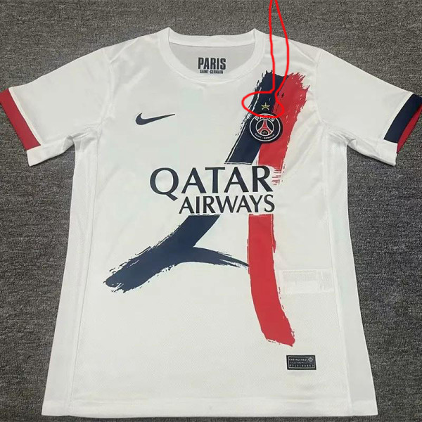 2024-25 PSG Away Have Stars Fans Soccer Jersey (前带星)