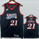 2025-26 76ERS EMBIID #21 Black Top Quality Hot Pressing NBA Jersey (V领)