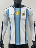 2026-27 Argentina Home Long Sleeve Player Version Soccer Jersey (长袖球员)