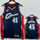 2025-26 Cleveland Cavaliers MITCHELL #45 Royal blue Retro Top Quality Hot Pressing NBA Jersey (V领)