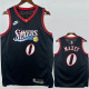 2025-26 76ERS MAXEY #0 Black Top Quality Hot Pressing NBA Jersey (V领)