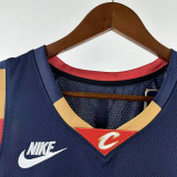 2025-26 Cleveland Cavaliers GARLAND #10 Royal blue Retro Top Quality Hot Pressing NBA Jersey (V领)
