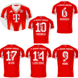 2025-26 Bayern Home Print Special Edition Photo Number Fans Soccer Jersey