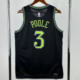 2025-26 Pelicans POOLE #3 Black City Edition Top Quality Hot Pressing NBA Jersey