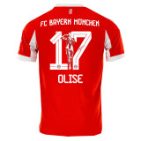 2025-26 Bayern Home Print Special Edition Photo Number Fans Soccer Jersey