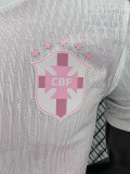 2025-26 Brazil Pink White Special Edition Player Version Soccer Jersey