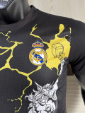 2025-26 RMA Black Joint Edition Player Version Training Shirts (漫威)