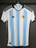 2022-2023 Argentina Home Player Version Retro Soccer Jersey (三星)